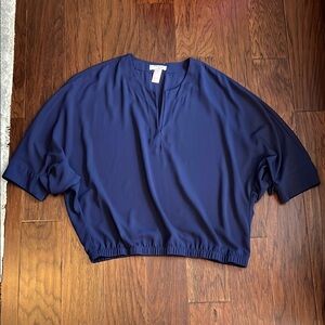 Women's Navy Blue Top